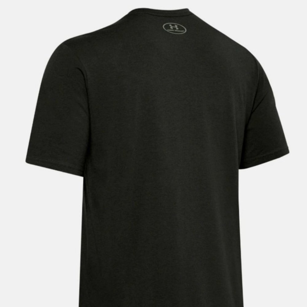 Sale🌿 Under Armour Branded Crop SS T-Shirt Dark Green Mens Size M L 1317511 357 - Picture 4 of 6